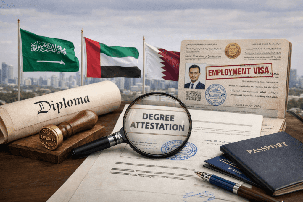 Why Degree Attestation Is Critical for GCC Work Visas